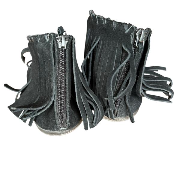 Minnetonka Moccasin Sandal Black Size 10 - Picture 4 of 12